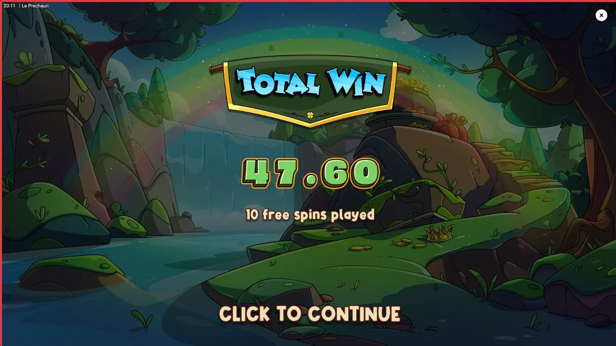 Guaxinim temático do slot Le Prechaun em um cenário de floresta irlandesa